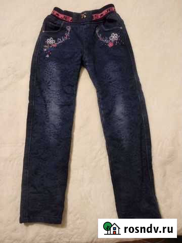Джинсы утеплённые для девочки Нижний Новгород - изображение 1