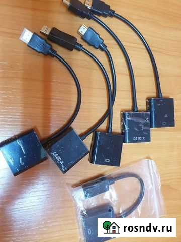 Переходник hdmi - vga, Display port - vga Кемерово - изображение 1