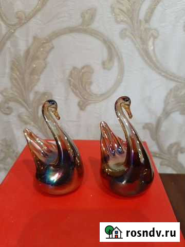 Сувенир для влюблённых фигурки лебеди ручной раб Москва - изображение 1