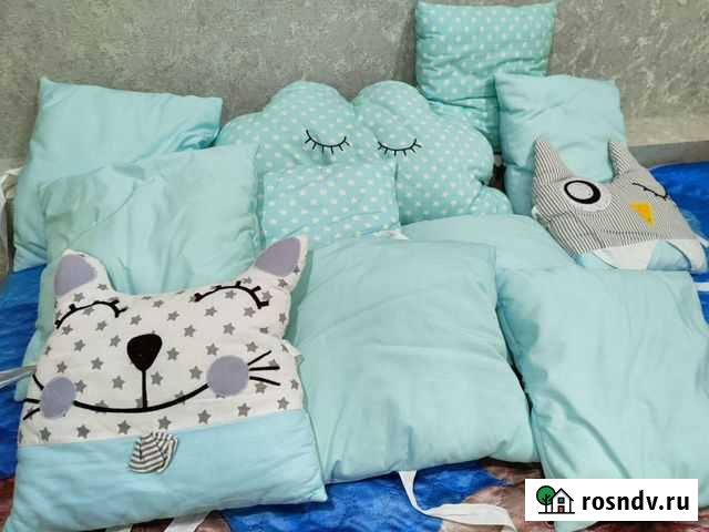 Бортики подушки в кроватку Астрахань - изображение 1