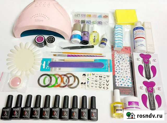 Набор для маникюра с лампой 48вт новый Севастополь - изображение 1