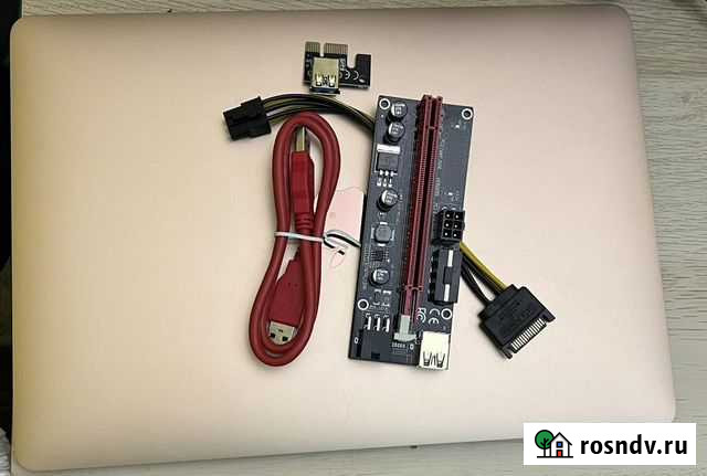 Новые райзера v009s molex и 6 pin Новороссийск - изображение 1