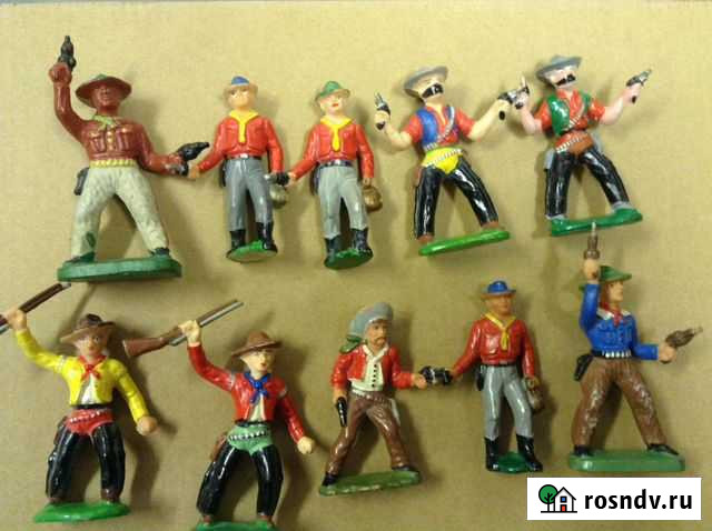 Фигурки ковбоев гдр 70-е Калининград - изображение 1