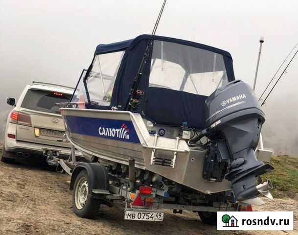 Салют 510, ямаха 100 четырёх тактный с телегой Вилюйск - изображение 1