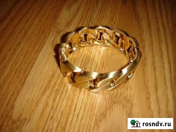 Браслет в золотом цвете новый Краснодар - изображение 1