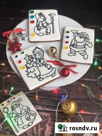 Пряничные раскраски и наборы на Новый год Кострома - изображение 1
