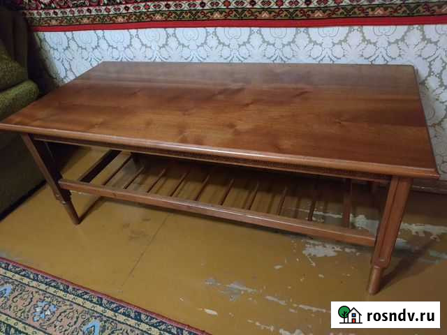 Стол журнальный большой (натуральное дерево) Иваново - изображение 1