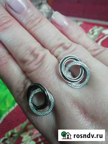 Серебряные серьги Брянск - изображение 1