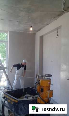 Штукатурные работы, штукатурка стен, стяжка пола Калининград - изображение 1