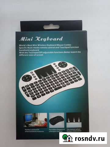 Беспроводная клавиатура с трекпадом mini i8 Магнитогорск - изображение 1