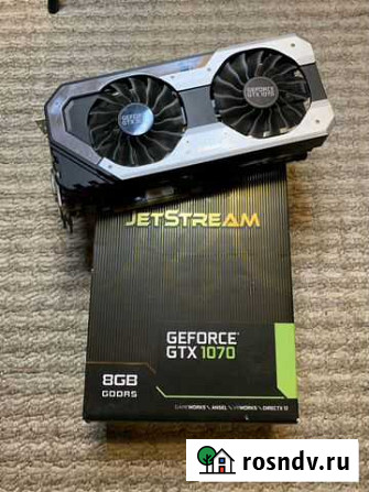 Видеокарта JetStream GeForce GTX1070 8gb Омск - изображение 1