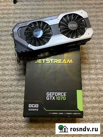 Видеокарта JetStream GeForce GTX1070 8gb Омск - изображение 1