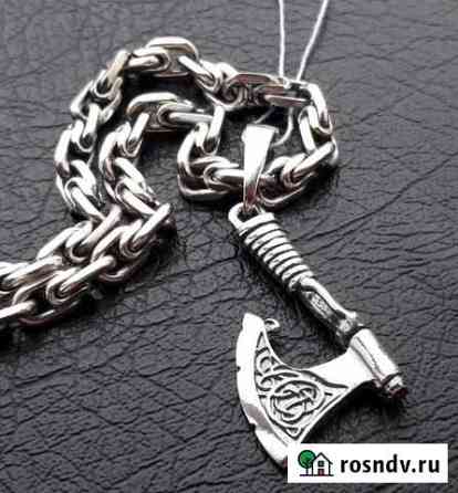 Серебряный оберег 925 пробы«Секира Перуна» Москва