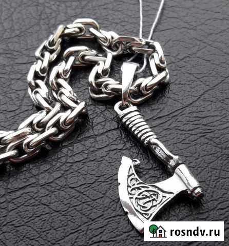 Серебряный оберег 925 пробы«Секира Перуна» Москва - изображение 1