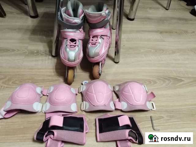 Роликовые коньки детские раздвижные Киров - изображение 1
