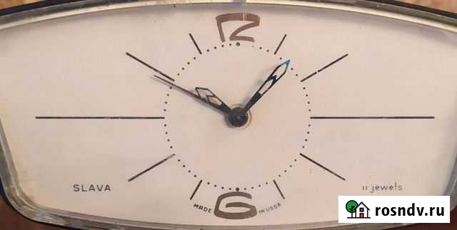 Часы слава будильник СССР Санкт-Петербург - изображение 1