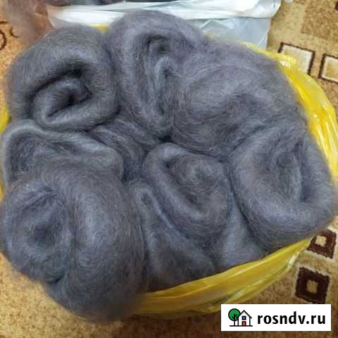 Шерсть козья готовая к прядению Урюпинск - изображение 1