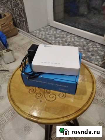 Оптический интернет-терминал ZTE zxhn F612 (Ростел Великий Новгород - изображение 1