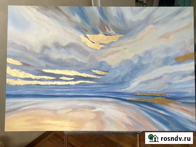 Картина маслом на холсте Новосибирск - изображение 1