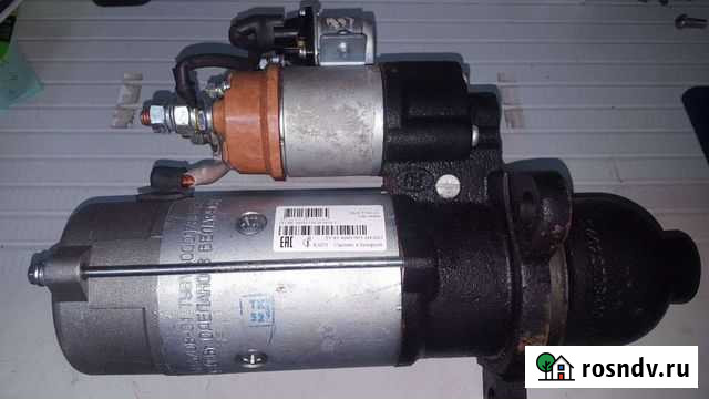 Kamaz стартер 24В z10 9.0кВт (с доп. реле) батэ Томск - изображение 1