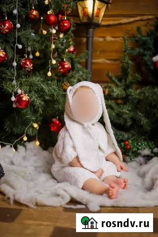 Новогодний костюм песочник и шапочка с ушам Киров - изображение 1