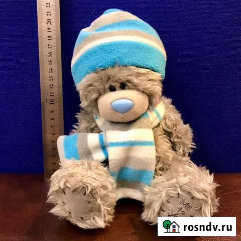 Мишка Тедди Me to You 25 см в шапочке и шарфе Санкт-Петербург - изображение 1
