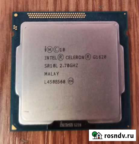 Intel celeron G1620 SR10L 1155 сокет Ростов-на-Дону - изображение 1