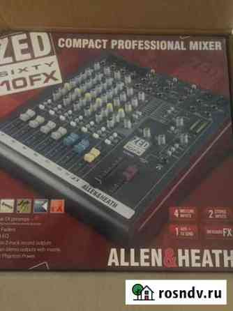 Микшерный пульт Allen&Heath ZED60-10FX новый Сердобск