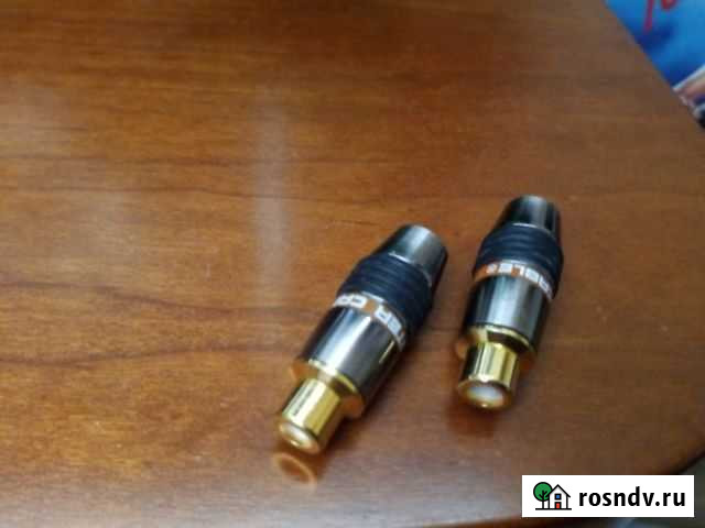Разьемы RCA мама от Monster cable США Климовск - изображение 1
