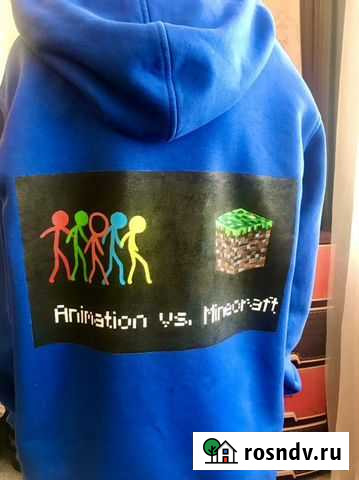 Свитшот детский для мальчиков с animation vs minec Краснодар - изображение 1