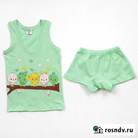 Комплект майка/трусы для девочки 92-122 см Пермь - изображение 1