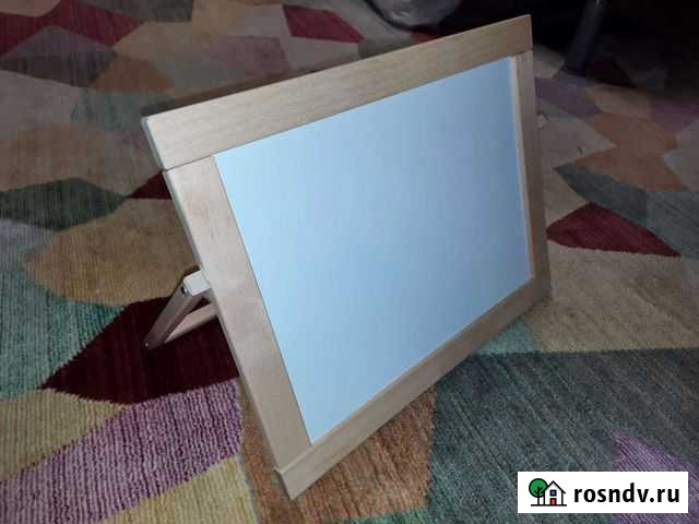 Магнитная доска + меловая новая 44х34см новая дере Астрахань - изображение 1