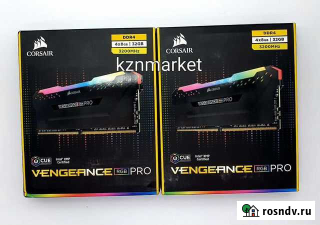 Corsair Vengeance Pro RGB 4*8gb 32gb 3200mhz Казань - изображение 1
