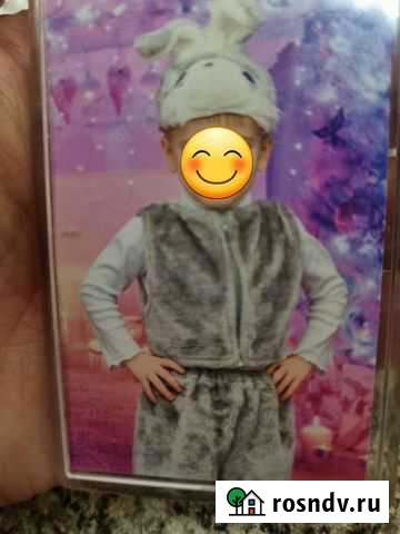 Новогодний Костюм для мальчика зайчик Белгород - изображение 1