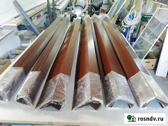 Уголки 50х50 и 40х40 белые коричневые вишневые Борисоглебск - изображение 1