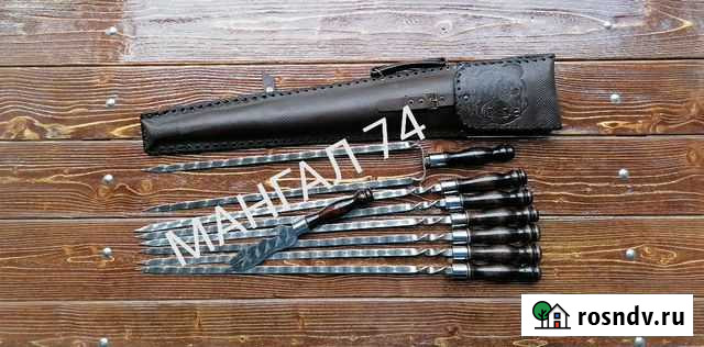 Набор шампуров в чехле Челябинск - изображение 1