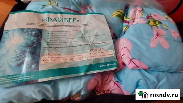 Одеяло файбер 1,5сп новое Хабаровск - изображение 1