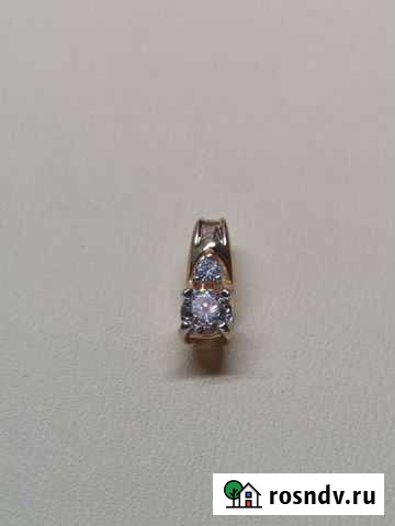 Золотая подвеска с камнем Нижний Новгород - изображение 1