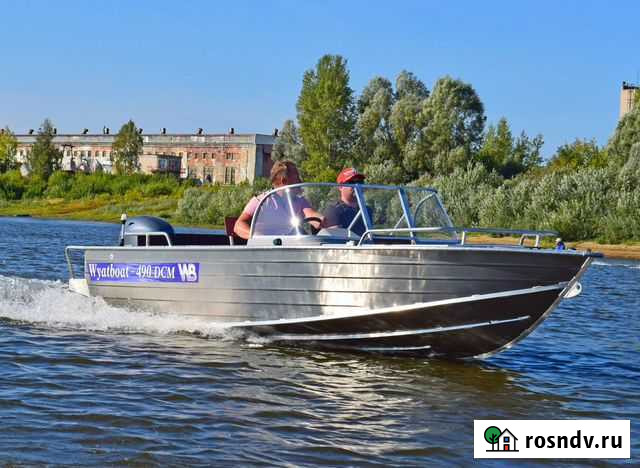 Моторная лодка Wyatboat 490 DCM алюминиевая Архангельск - изображение 1