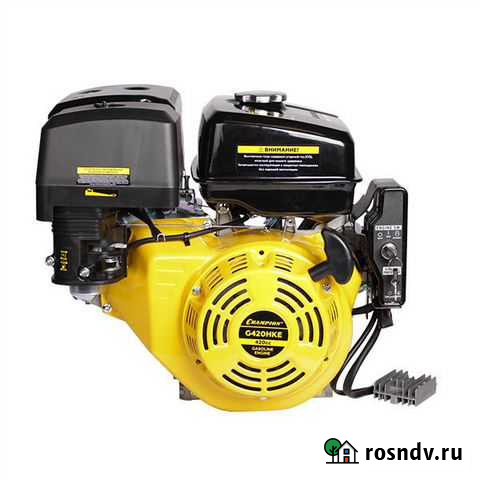 Двигатель Champion G420HKE электропуск, катушка 7А Москва - изображение 1
