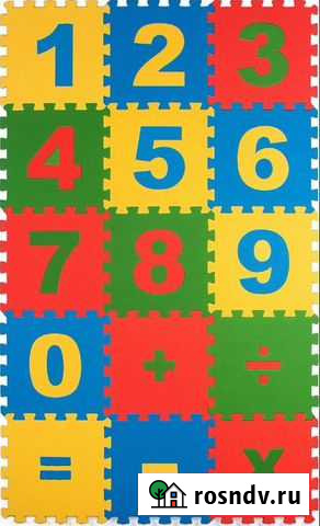 Коврик пазл Eco Cover (мягкий пол) Математика Курск - изображение 1