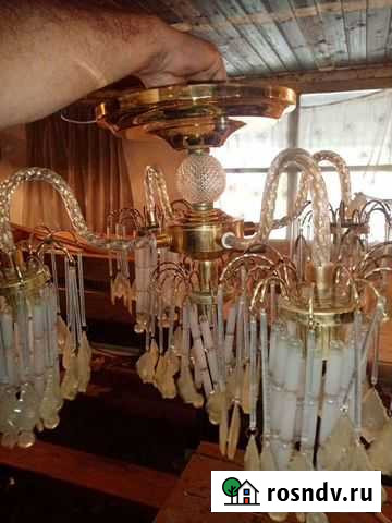Люстра потолочная бу Владикавказ - изображение 1