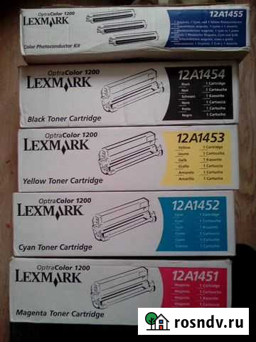 Тонер картриджи на Lexmark Optra color 1200 Аx3 Астрахань - изображение 1