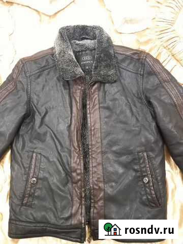 Куртка дубленка зимняя для мальчика Астрахань - изображение 1