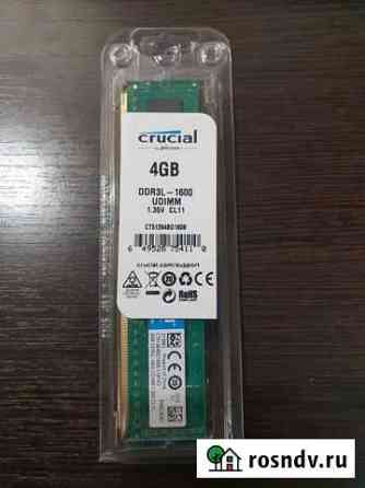 Оперативная память crucial 4gb ddr3l-1600 udimm Мурино