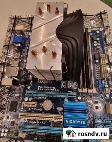 Intel Core i5 3470,Gigabyte GA-H77M-D3H,16гб ram Ярославль - изображение 1