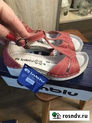 Кожаные босоножки Inblu Звенигород - изображение 1