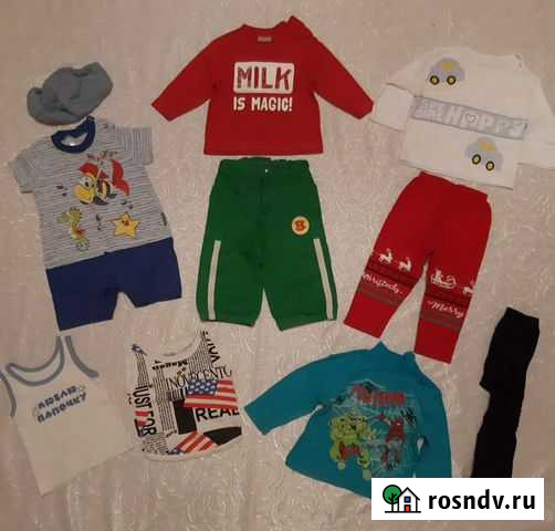 Пакет вещей для мальчика 7- 9мес.р74 Нижний Тагил - изображение 1