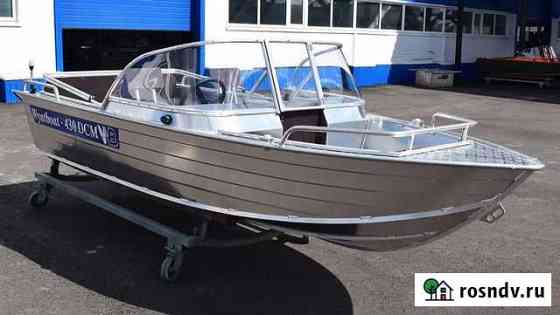 Новая алюминиевая моторная лодка Wyatboat 430 DCM Астрахань