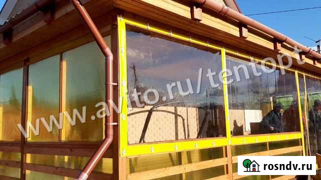 Мягкие окна пвх гибкое стекло Нижний Новгород - изображение 1